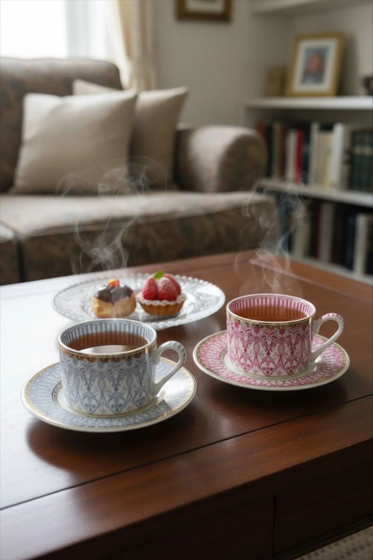 Kosova Etnik Desenli 6’lı Kahve Fincanı Takımı | Renkli ve Dekoratif Sunum Seti