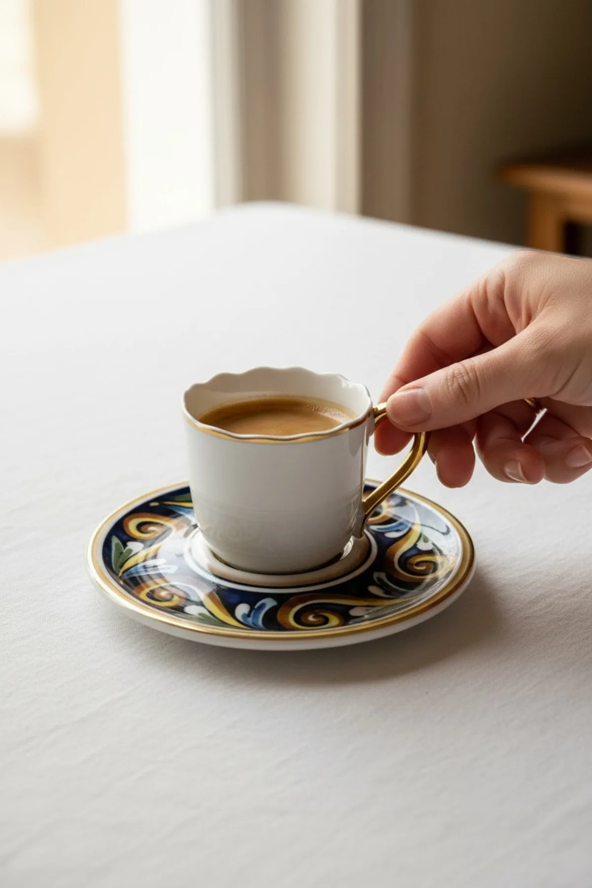 Alviera Kahve Fincanı 6’lı – Modern ve Estetik Kahve Sunum Seti