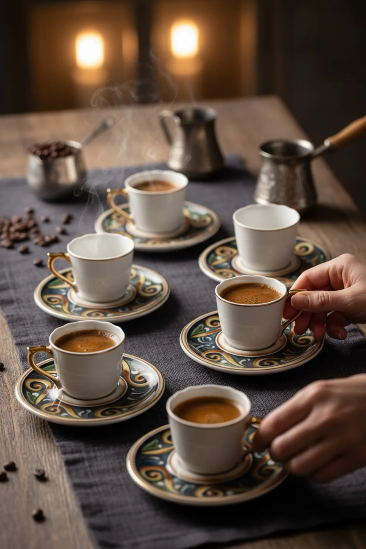 Alviera Kahve Fincanı 6’lı – Modern ve Estetik Kahve Sunum Seti