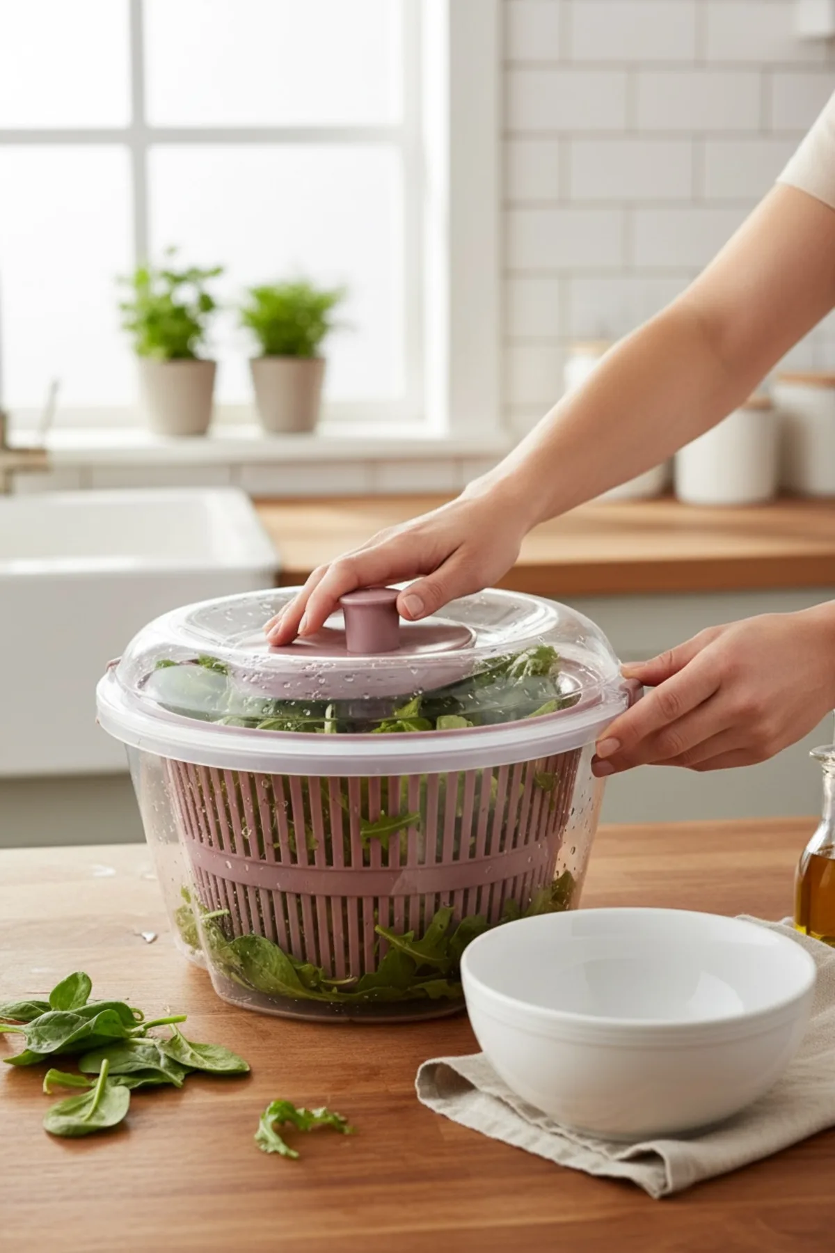 Vega Salata Kutusu Pembe – Bölmeli Taşınabilir Lunch Box, Sızdırmaz Kapaklı