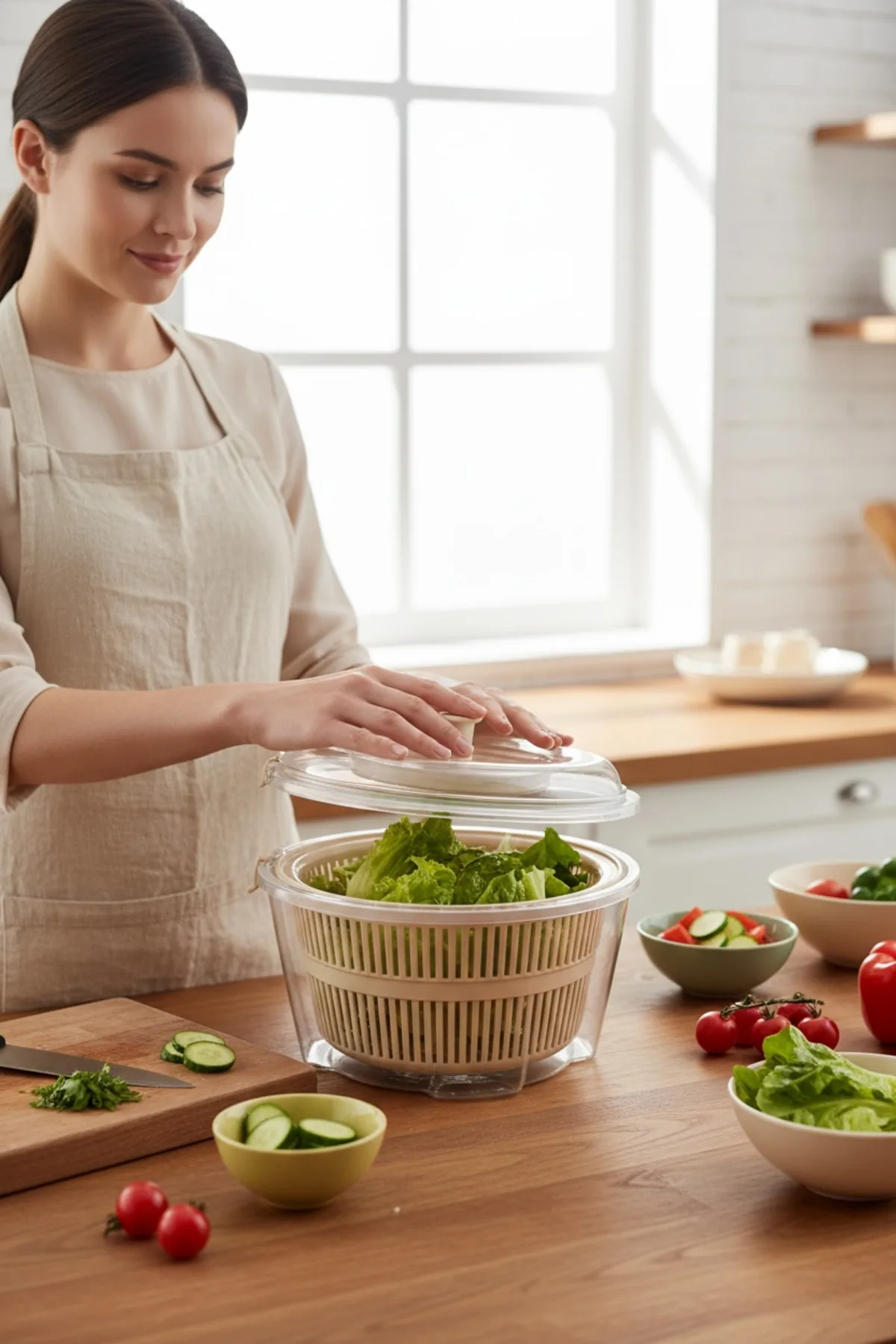Vega Salata Kutusu Kahve – Bölmeli Taşınabilir Lunch Box, Sızdırmaz Kapaklı