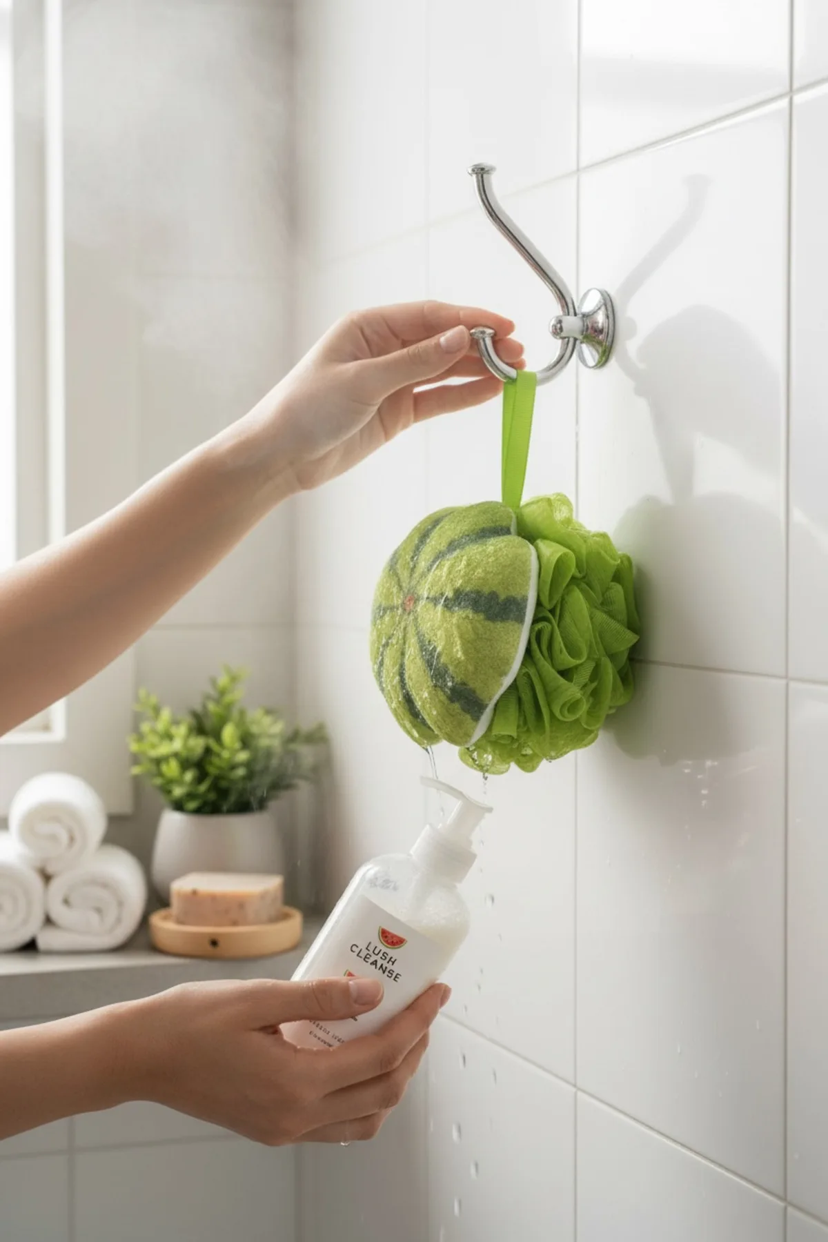 Meyveli Banyo Lifi – Renkli ve Eğlenceli Tasarım, Yumuşak Dokulu Duş Lifi