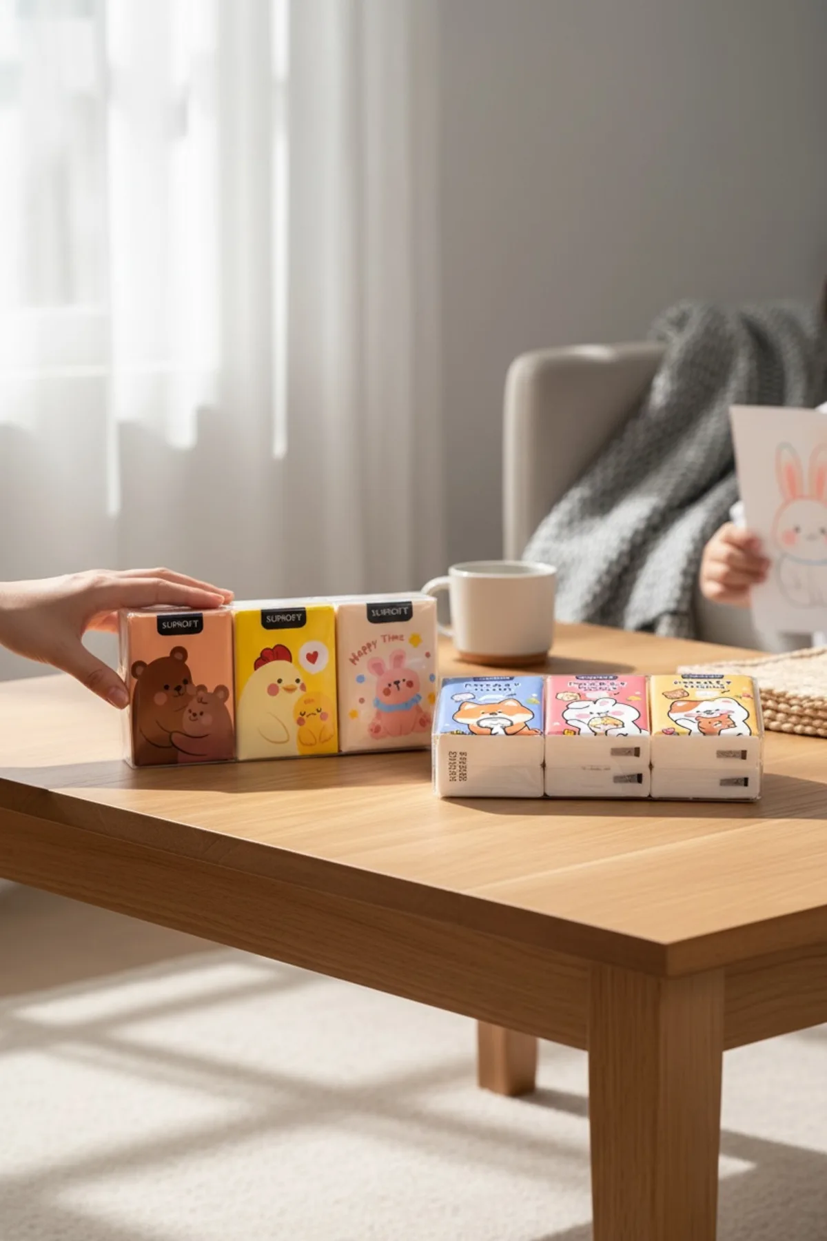 3 Paket 9’lu Karışık Cep Mendili/ 27 Mini Paket