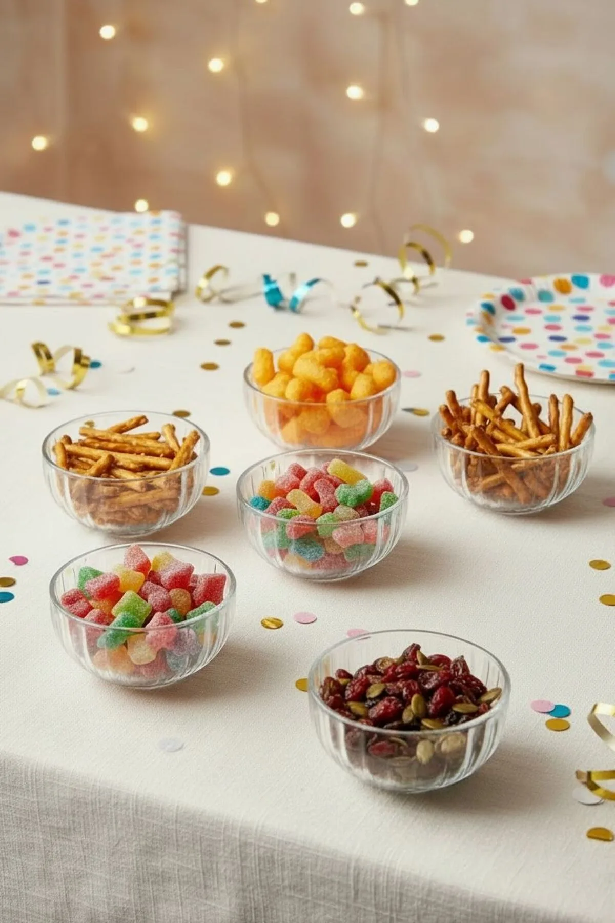 Marilla 6’lı Mini Kase | Çizgili Tasarım Sunum ve İkram Kasesi