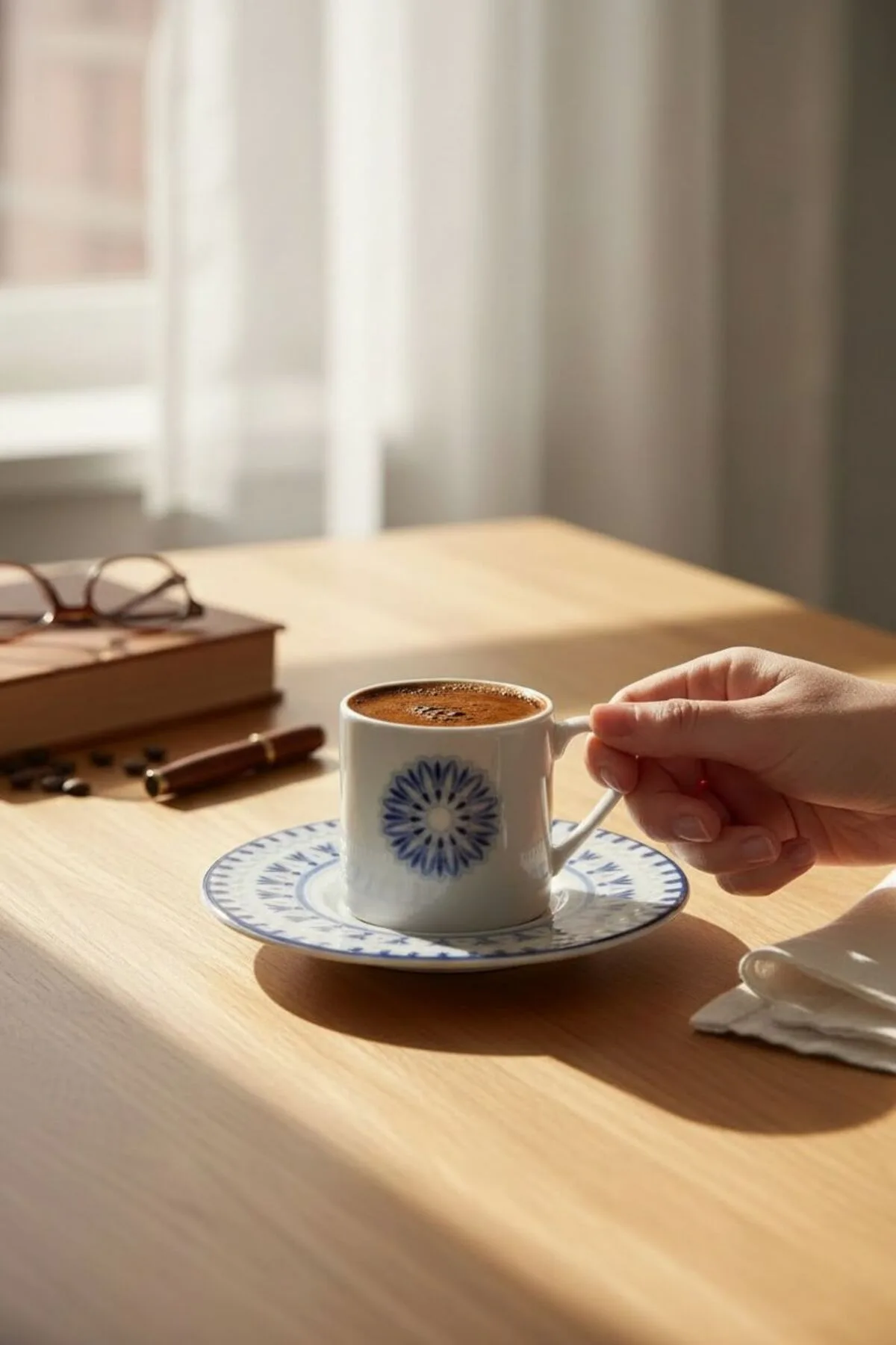 Ada 6’lı Kahve Fincanı Seti | Kahve Servis Takımı