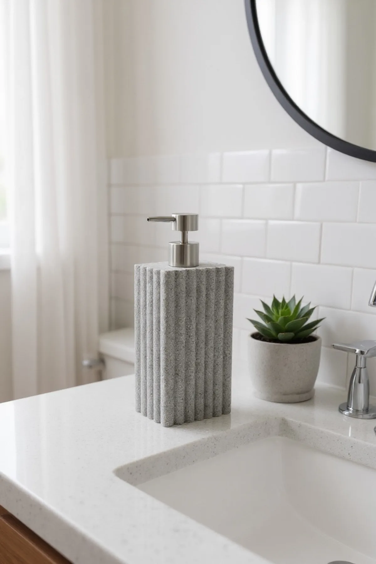 Ladurée 790 ml Mermer Line Sıvı Sabunluk – Şık ve Modern Banyo & Mutfak Dispenseri