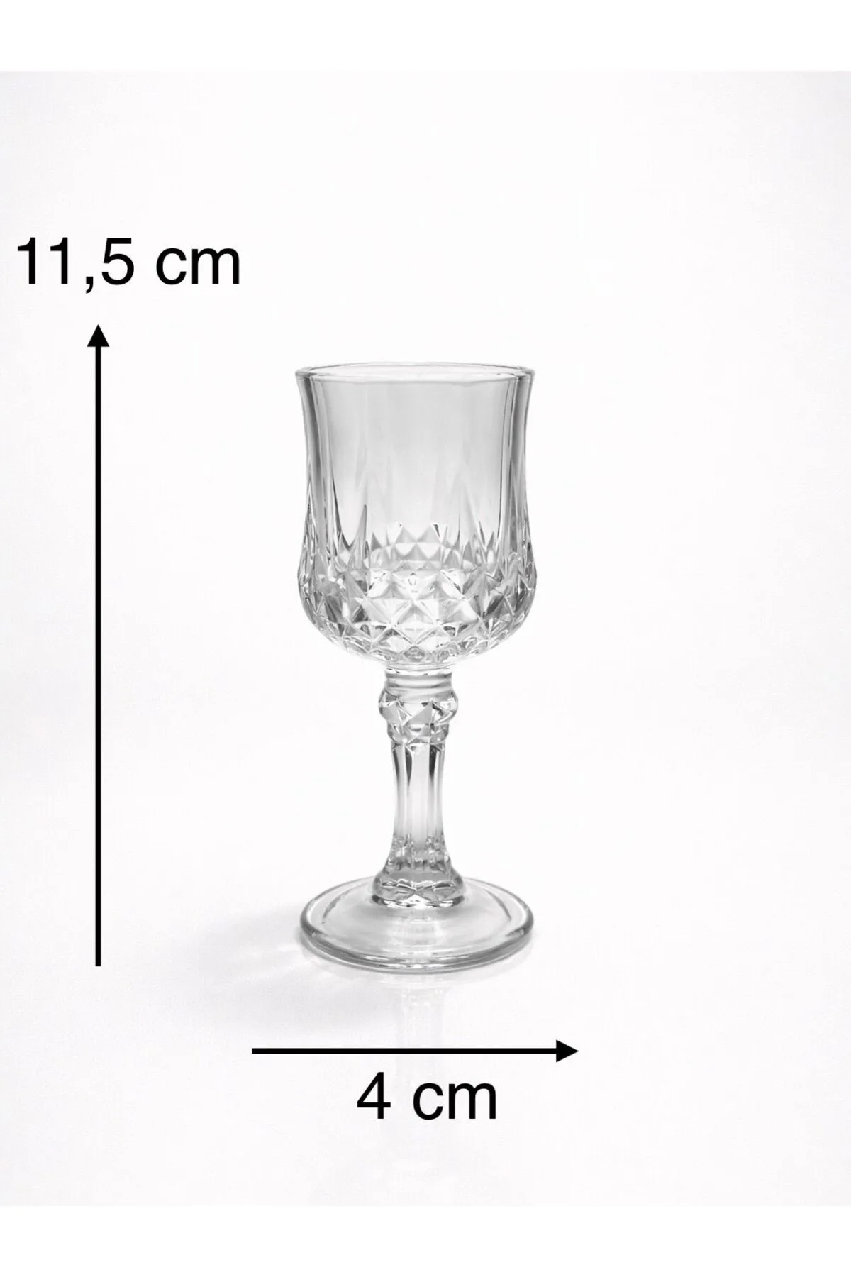 Kristal 50 ML Kahve Yanı Cam Bardak – Şık Sunumluk