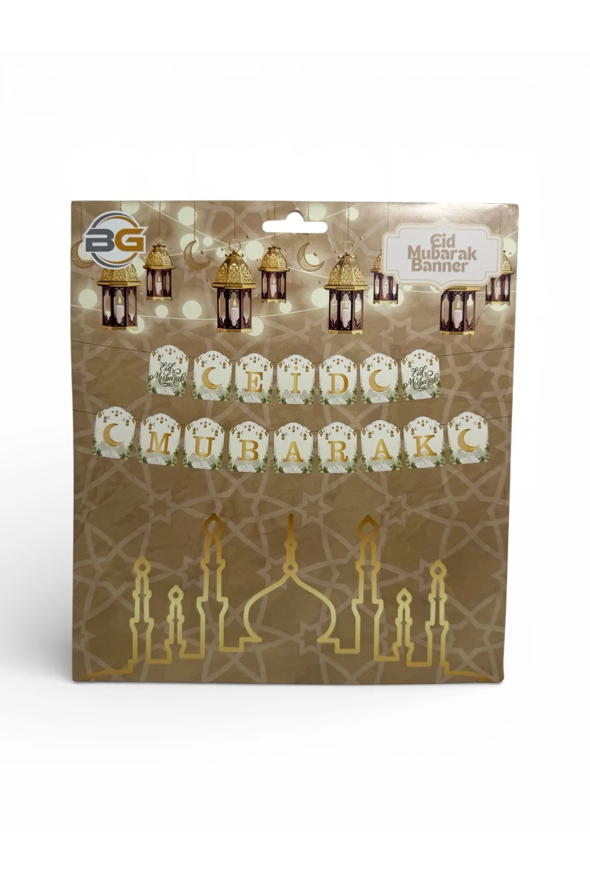 Eid Mubarak Yazılı Ramazan Banner Asma Tavan Süs