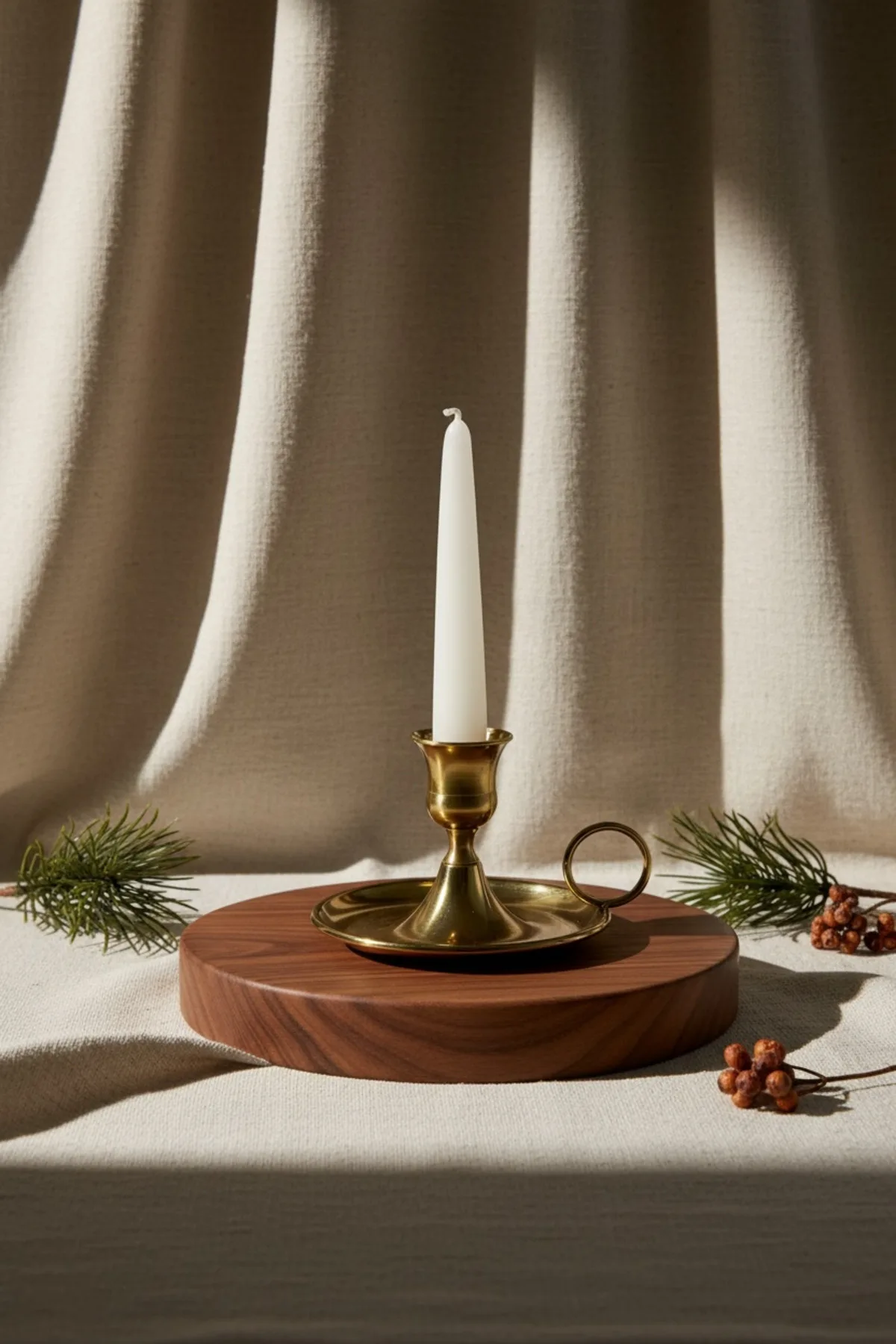 Dekoratif Gold Mumluk | Modern Tasarım Şık Salon & Masa Üstü Şinanay Mumluk