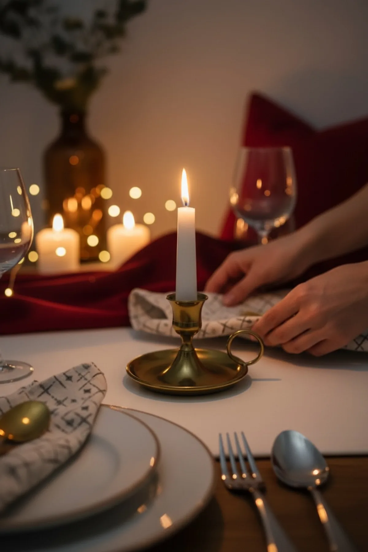 Dekoratif Gold Mumluk | Modern Tasarım Şık Salon & Masa Üstü Şinanay Mumluk