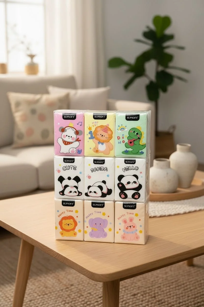 3 Paket 9’lu Karışık Cep Mendili/ 27 Mini Paket