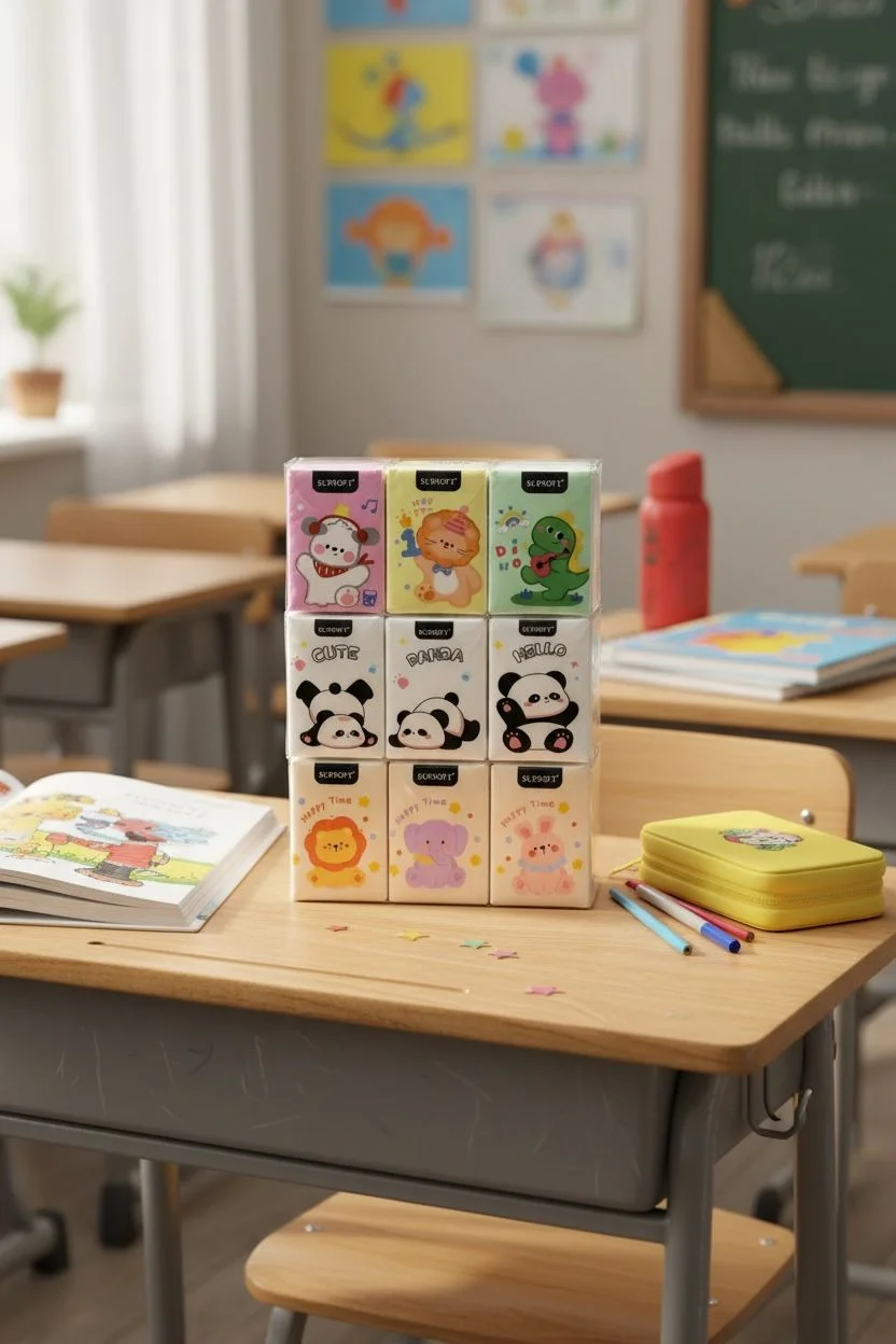 3 Paket 9’lu Karışık Cep Mendili/ 27 Mini Paket