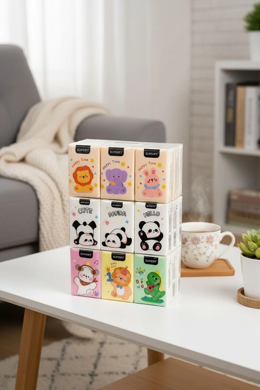 3 Paket 9’lu Karışık Cep Mendili/ 27 Mini Paket