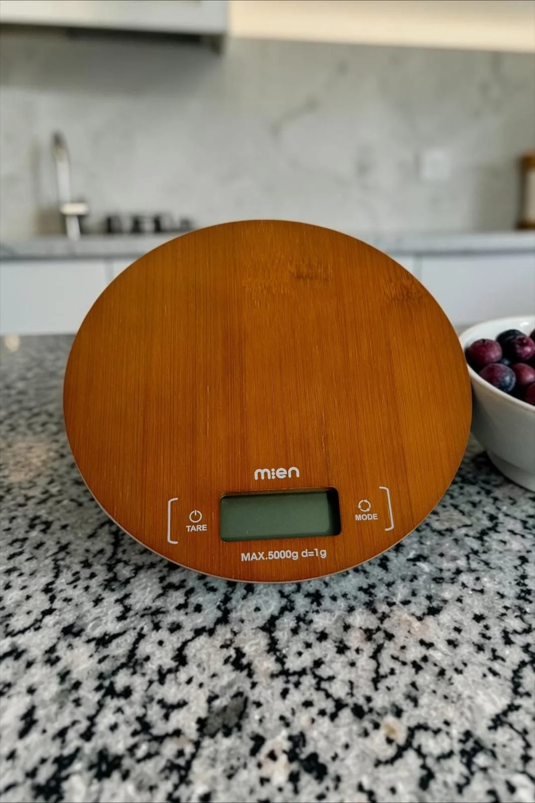 Akasya Yuvarlak Dijital Mutfak Terazisi - 5 kg Kapasite - Hassas Mutfak Tartısı