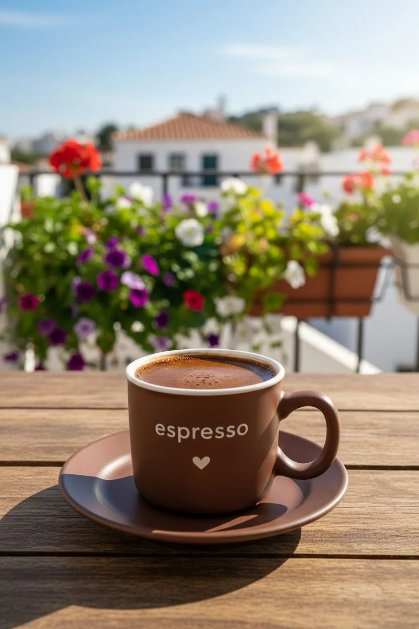 Mien Earth Espresso Yazılı Kalpli 2'li Kahve Fincanı Takımı | Dekoratif Kahve Fincan Seti Şık Kahve Sunumluk