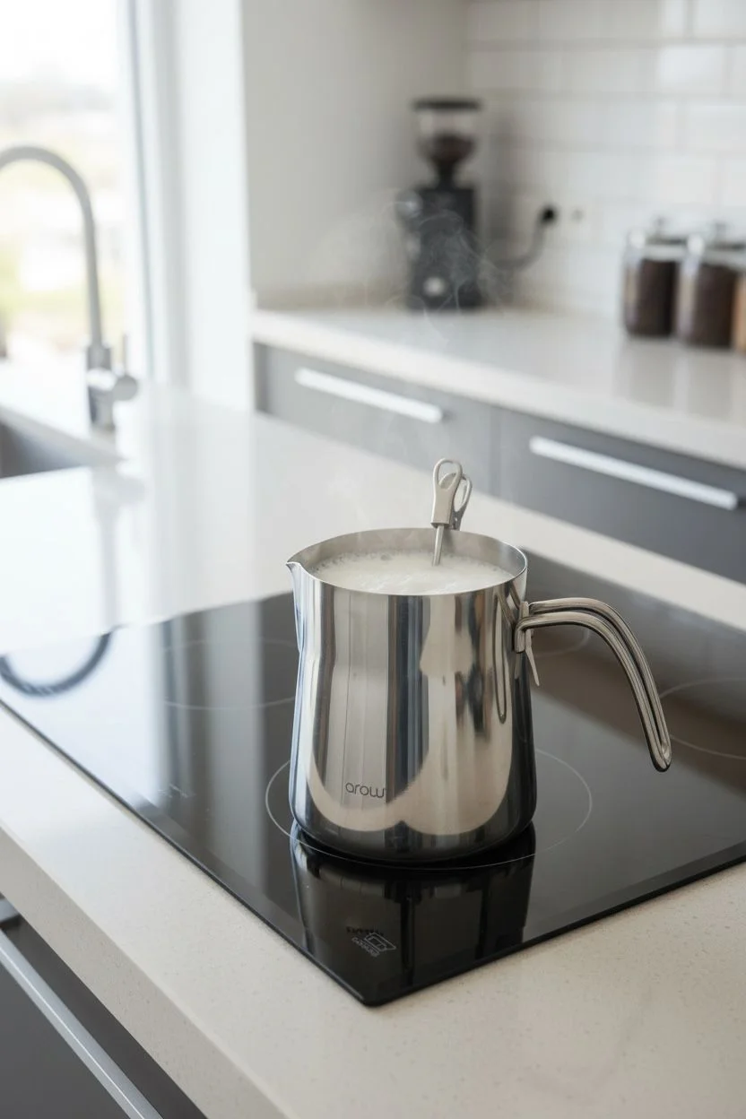 Arow Büyük Boy Milk Pot | Paslanmaz Çelik Sütlük Cezve