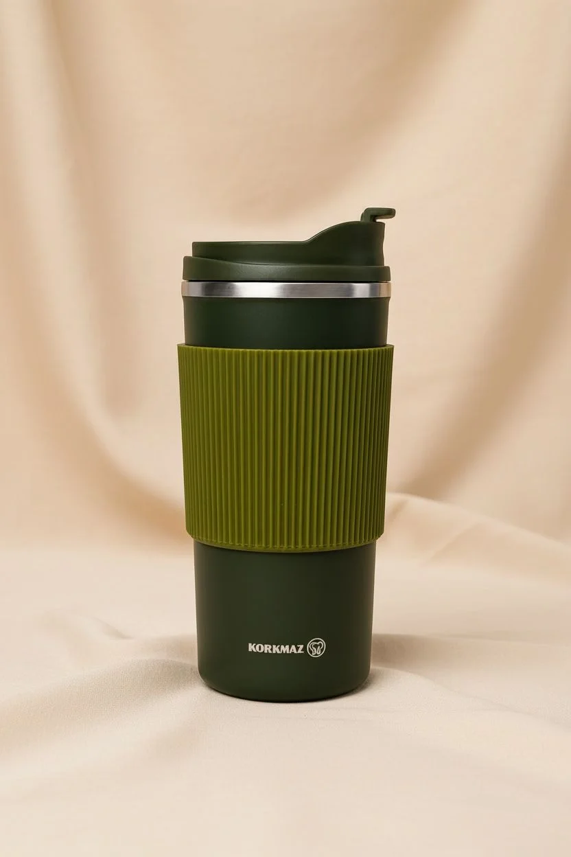 Korkmaz Freedom Plus Coffee Mug 480 ml – Paslanmaz Çelik Termo Kahve Kupası