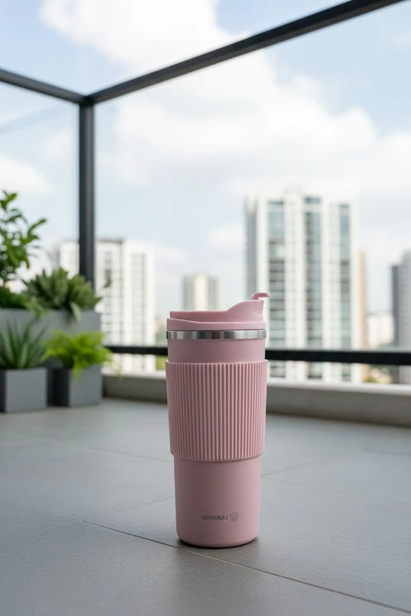Korkmaz Freedom Plus Coffee Mug 480 ml – Paslanmaz Çelik Termo Kahve Kupası