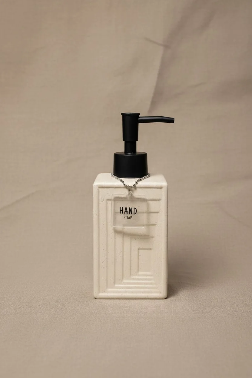 Acar Rory Stonware Collection 300 ml Sıvı Sabunluk | Banyo ve Mutfak Sabun Dispenseri