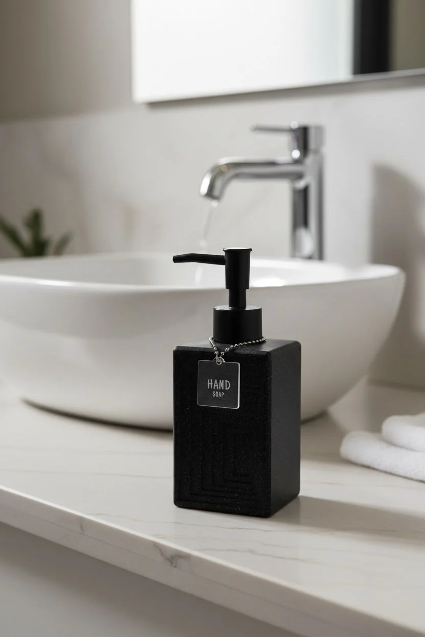 Acar Rory Stonware Collection 300 ml Sıvı Sabunluk | Banyo ve Mutfak Sabun Dispenseri