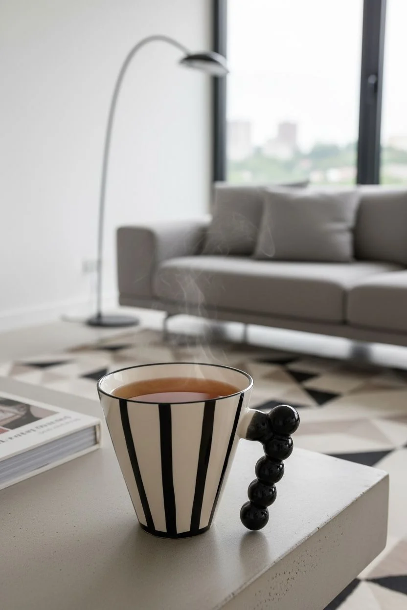 Acar Mug 295 ml Porselen Kupa Bardak | Çay ve Kahve Kupası
