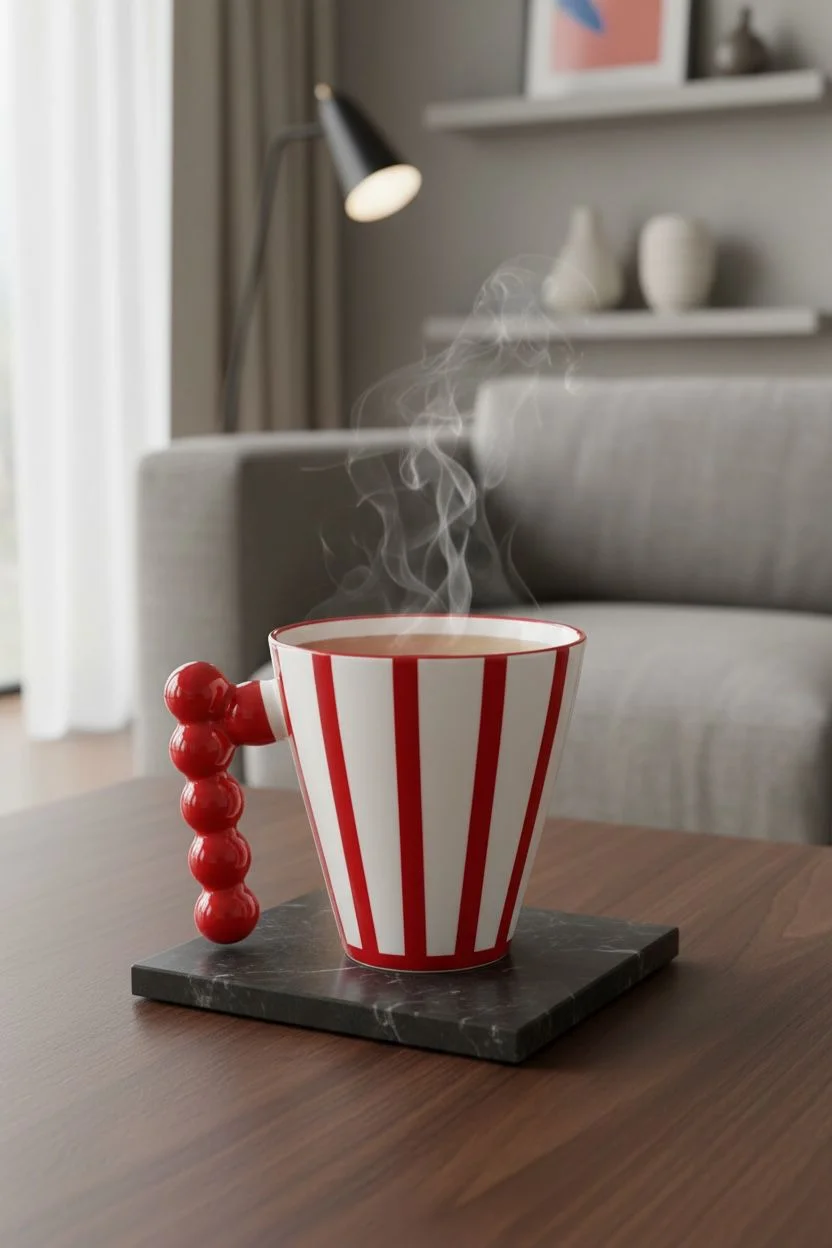 Acar Mug 295 ml Porselen Kupa Bardak | Çay ve Kahve Kupası