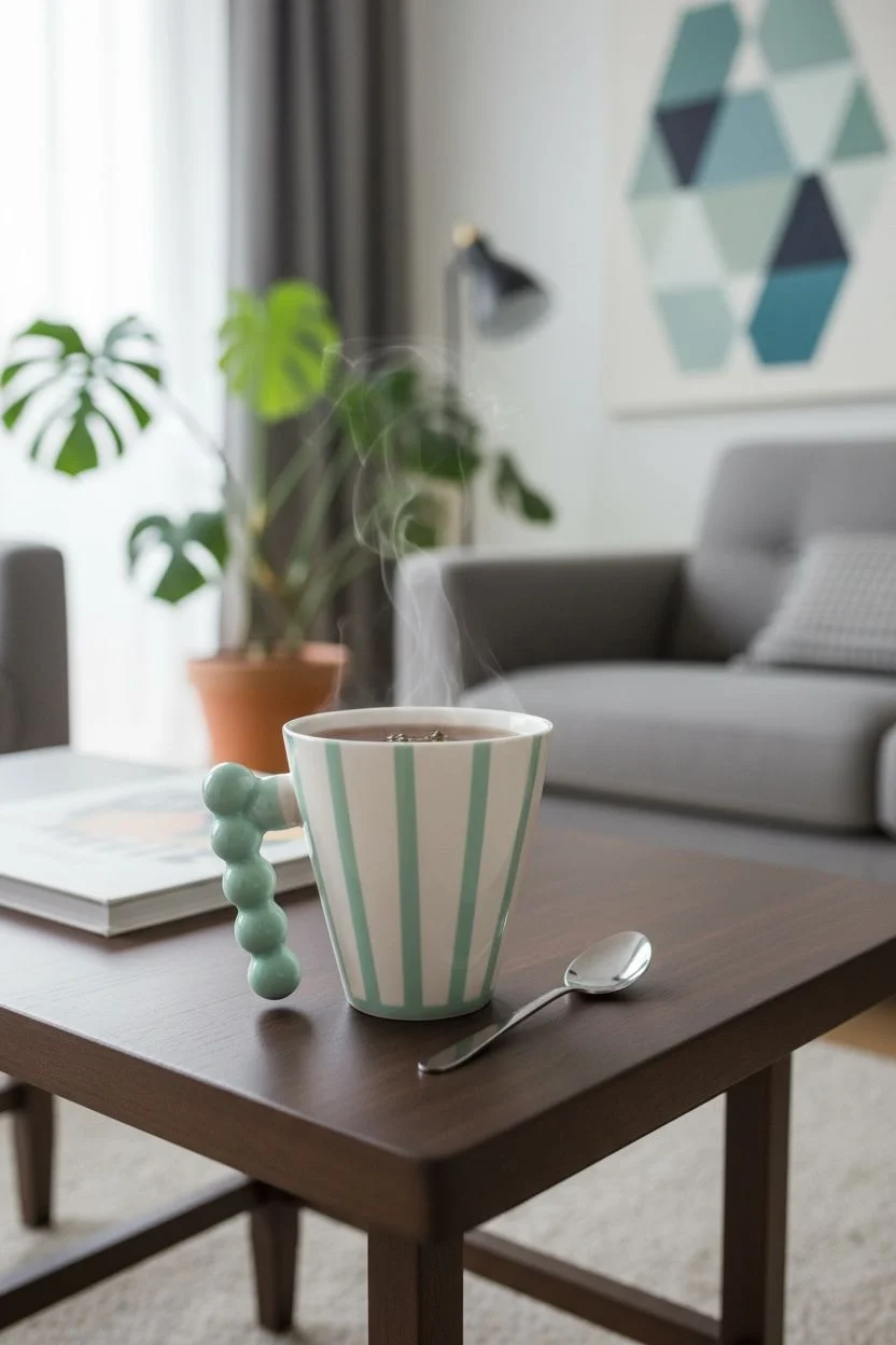 Acar Mug 295 ml Porselen Kupa Bardak | Çay ve Kahve Kupası