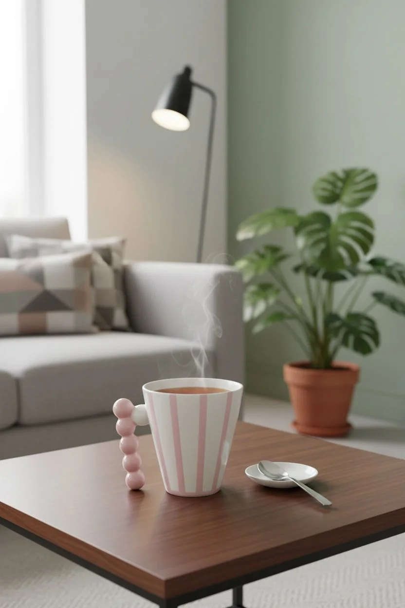 Acar Mug 295 ml Porselen Kupa Bardak | Çay ve Kahve Kupası
