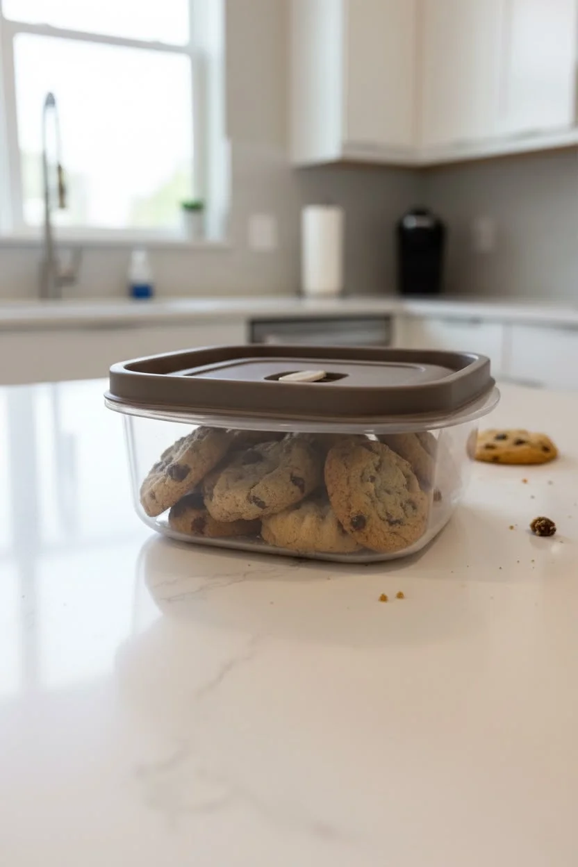 Softy 1 L Kapaklı Gıda Saklama Kabı | Çok Amaçlı Plastik Saklama Kabı