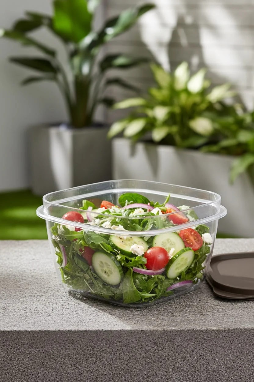 Softy 1,5 L Kapaklı Gıda Saklama Kabı | Çok Amaçlı Plastik Saklama Kabı