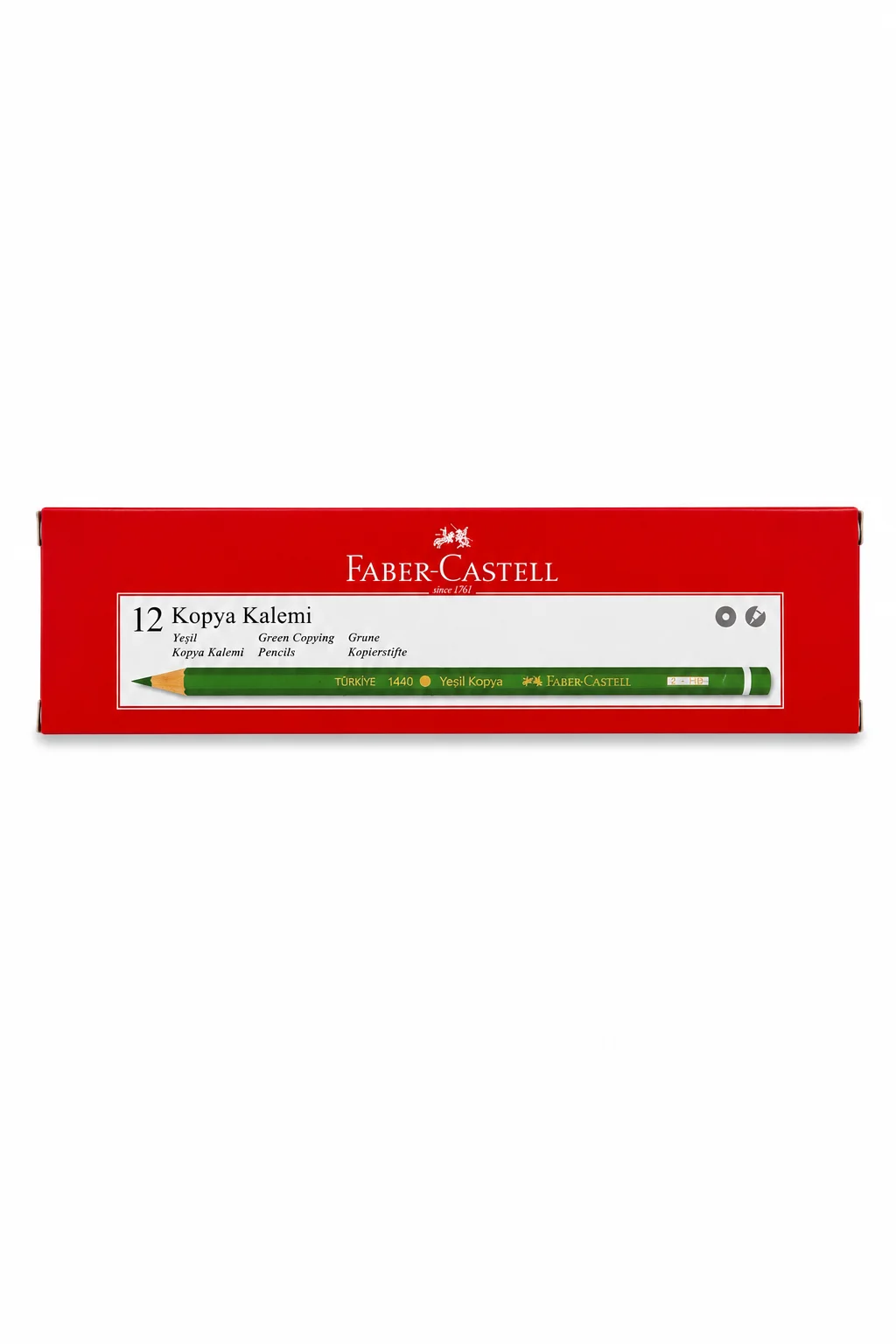 Faber-Castell 12'li Yeşil Kopya Kalemi
