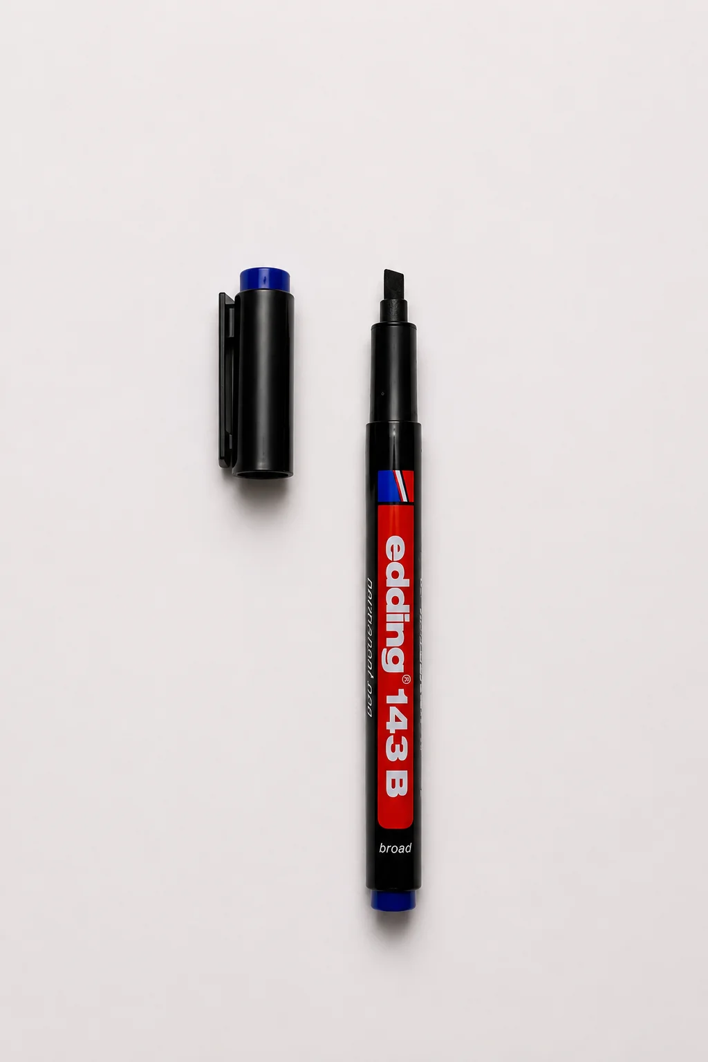 Edding 143 B Kalın Uçlu Asetat Kalemi | Permanent Marker Kalem