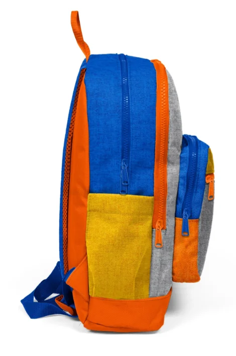 Coral High Kids 33221 Gri Turuncu Renkli Çocuk Okul Sırt Çantası