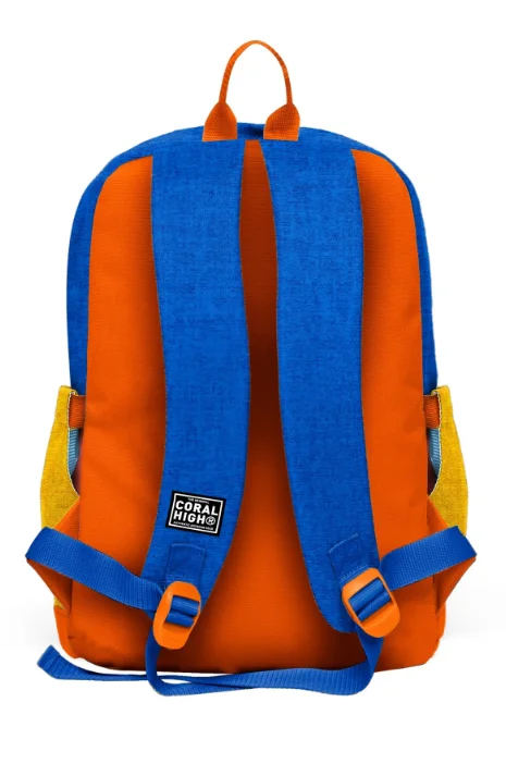 Coral High Kids 33221 Gri Turuncu Renkli Çocuk Okul Sırt Çantası