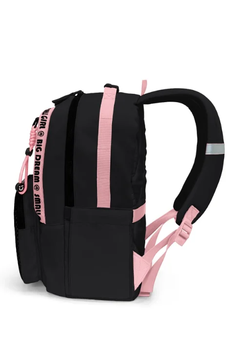 Coral High 24410 Okul Sırt Çantası | Siyah Pembe