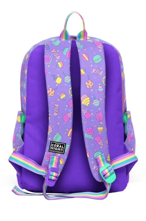 Coral High Kids 33205 Okul Sırt Çantası | Şeker Ayıcık Desenli