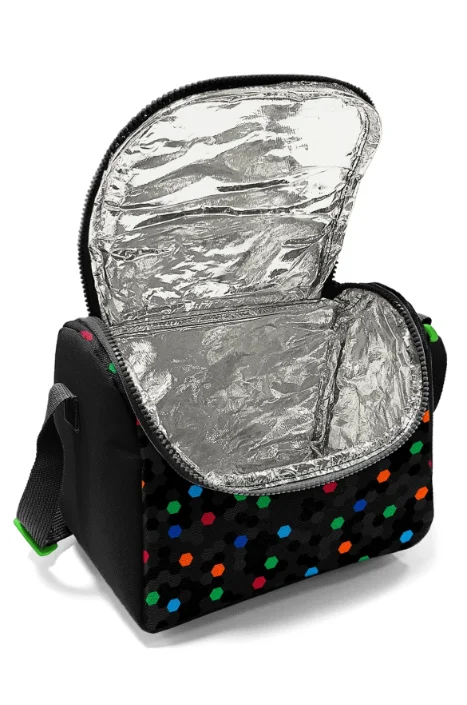 Coral High Kids 37110 Thermo Beslenme Çantası | Siyah Petek Desenli