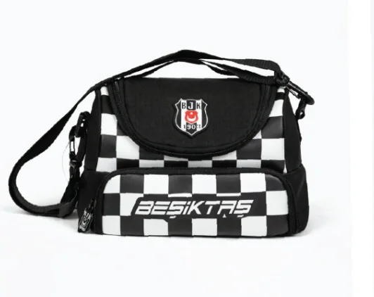 Me BJK Lisanslı Damalı Beslenme Çantası | Çocuk Beslenme Çantası 26351