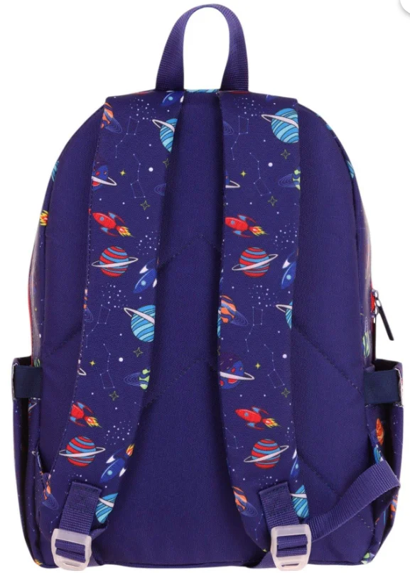 Kaukko Astronot Desenli Lacivert Okul Çantası | Çocuk Sırt Çantası