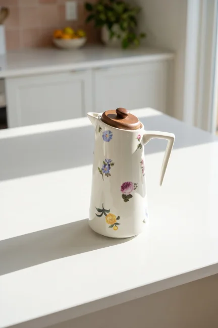 ACAR Petit Fleur Koleksiyonu Çiçek Desenli Yağdanlık